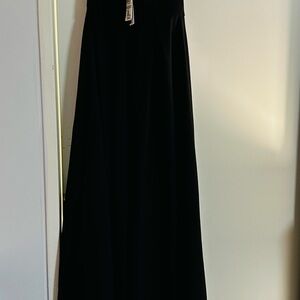 Macy's Classic Black Maxi Dress